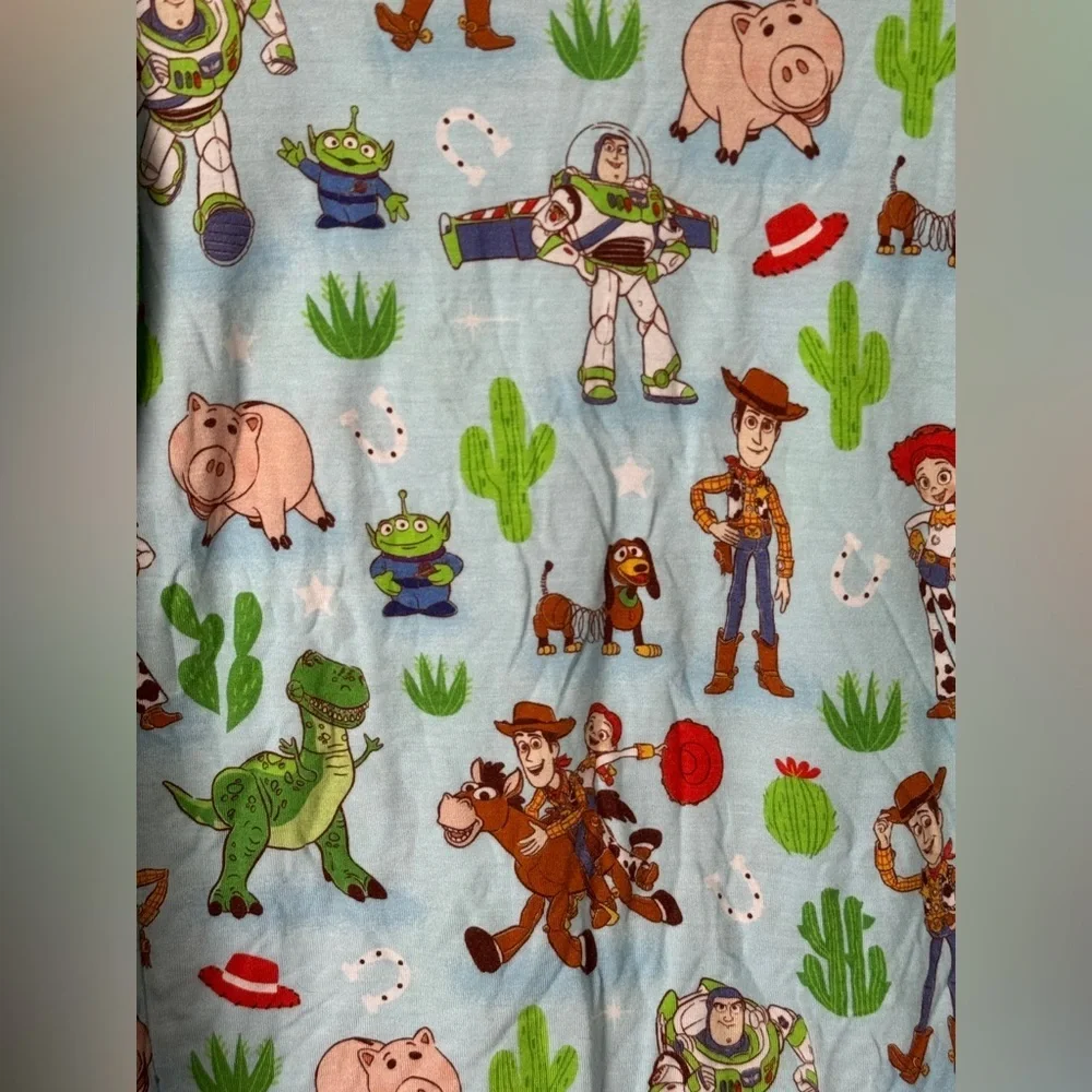 Little Sleepies x Disney Toy Story long sleeve tee pajamas top woody buzz trex